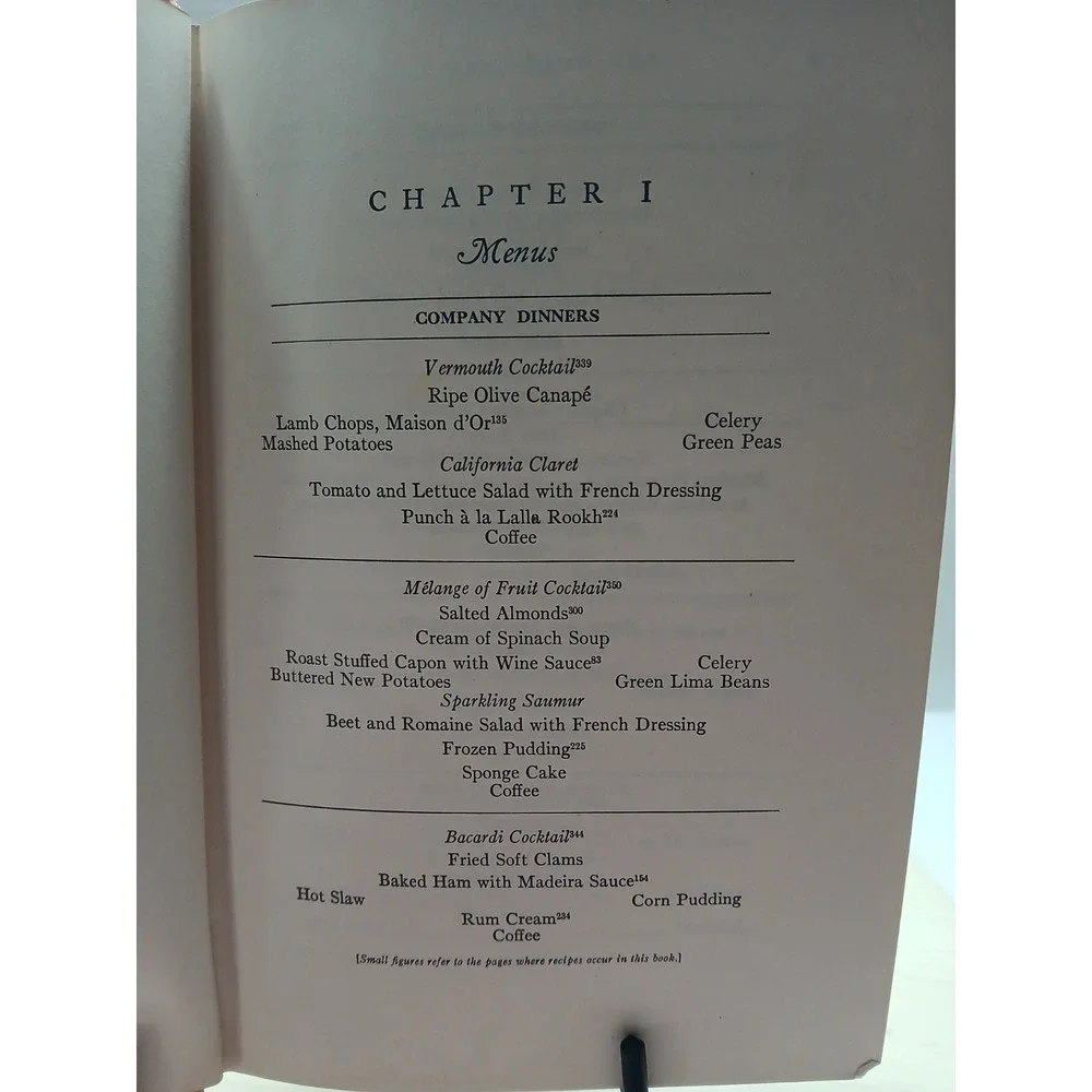 The Wine Cook Book 1934 The Browns Cora, Rose Bob Classical Recipes